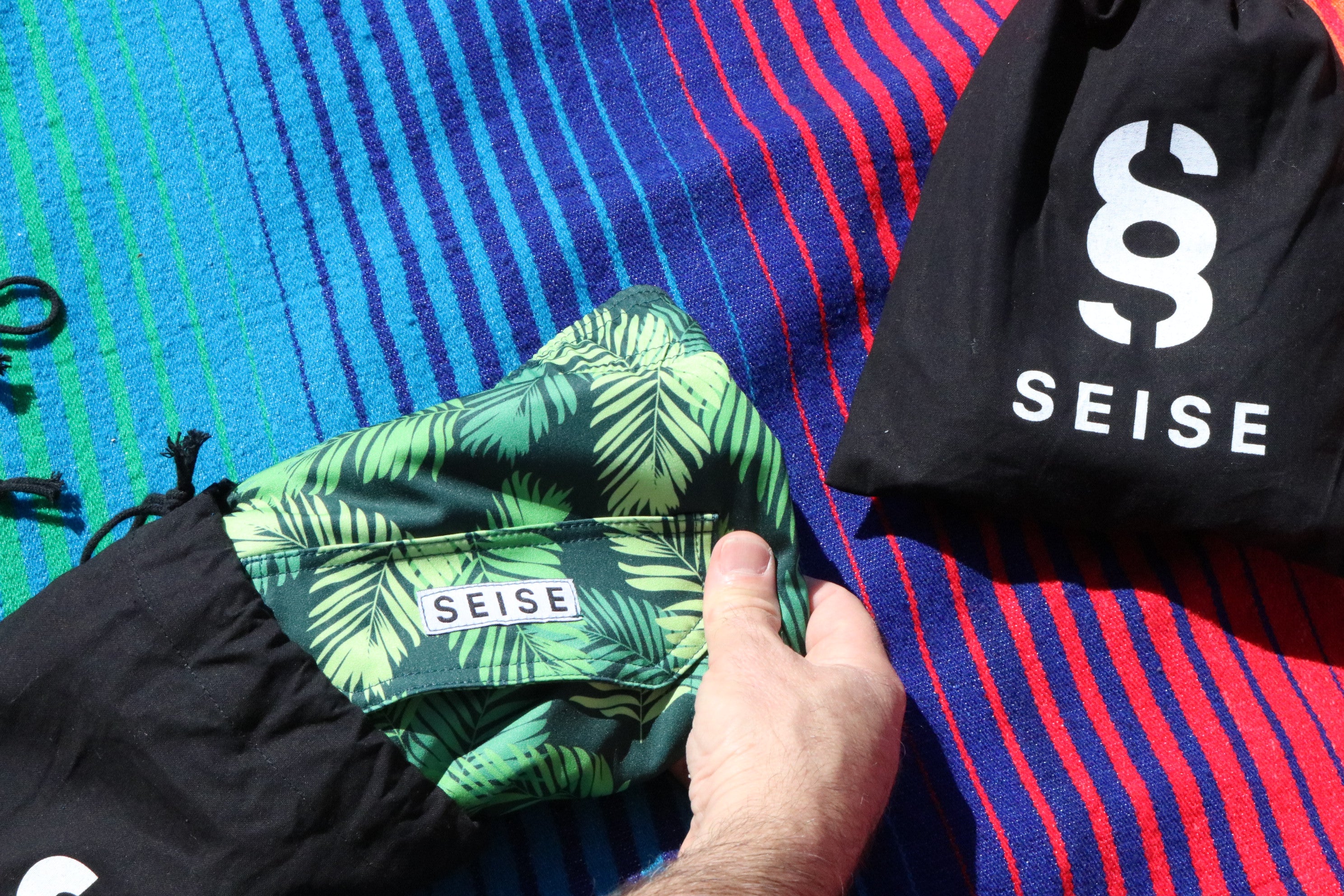 Men's Swim Trunks: a new line of men's swim shorts that pays attention to every detail of design and production with distinctive custom fabric prints. Shop your favorite men's swimwear at seisewear.com and see our summer collection of 4 inch bathing suits